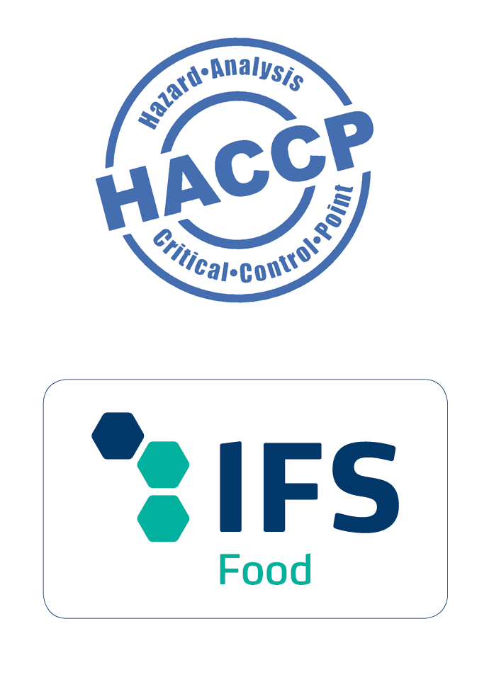 Logos HACCP et IFS Food
