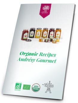 Organic recipes Andrésy Gourmet catalog