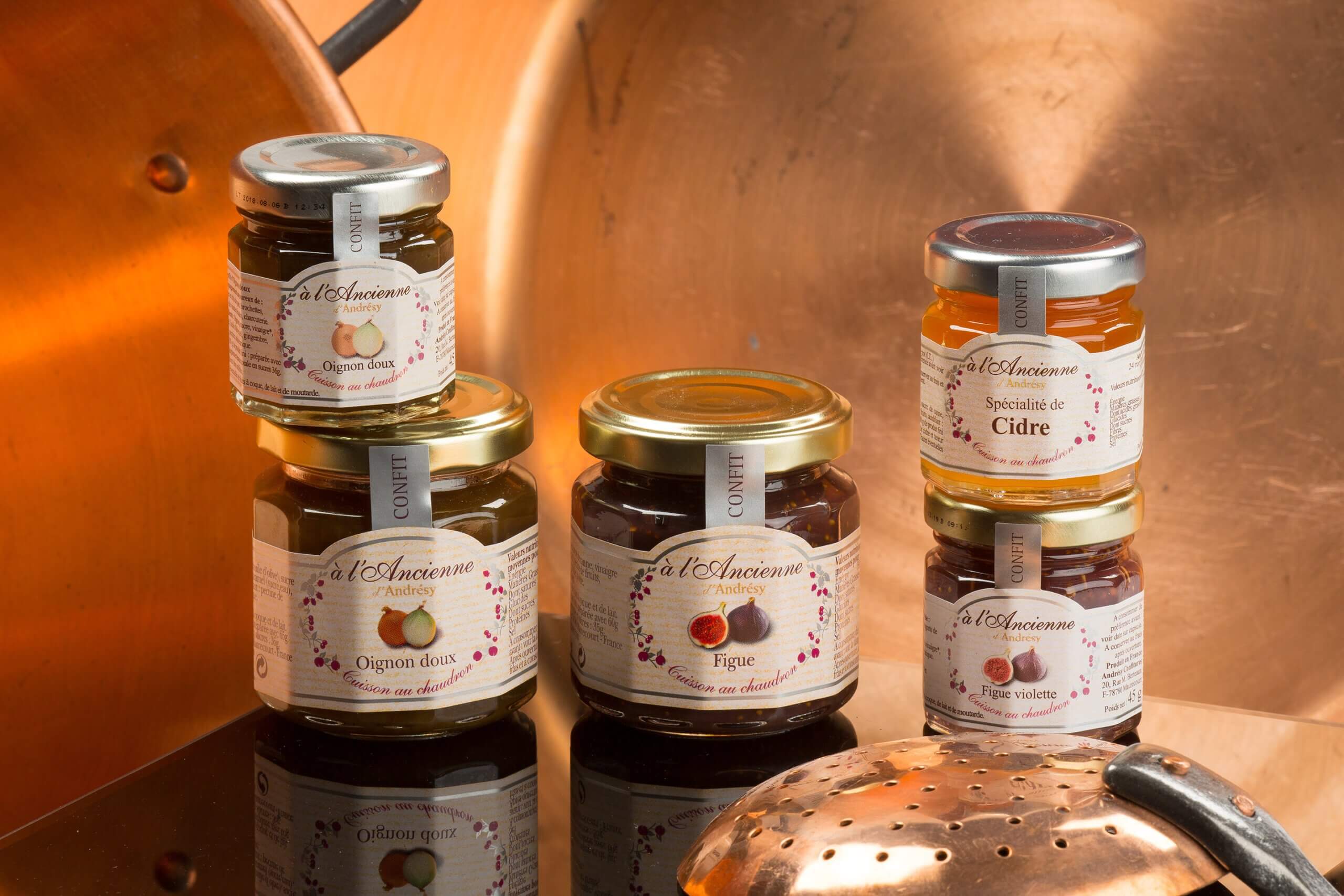 Excellence of jams made in france through the association of craftsmanship and industry at Andrésy Confitures