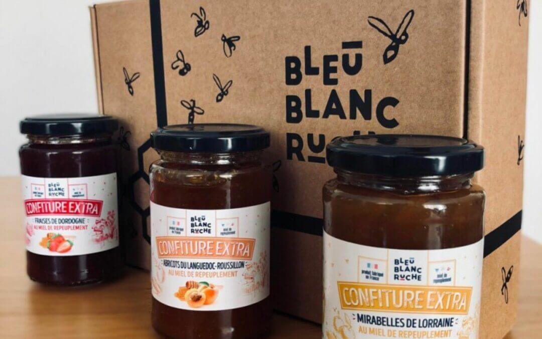 How did the expertise of Maison Andrésy allow Bleu Blanc Ruche to create its excellent honey jam ?